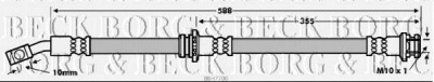 BORG & BECK bbh7700 -  Тормозной шланг
